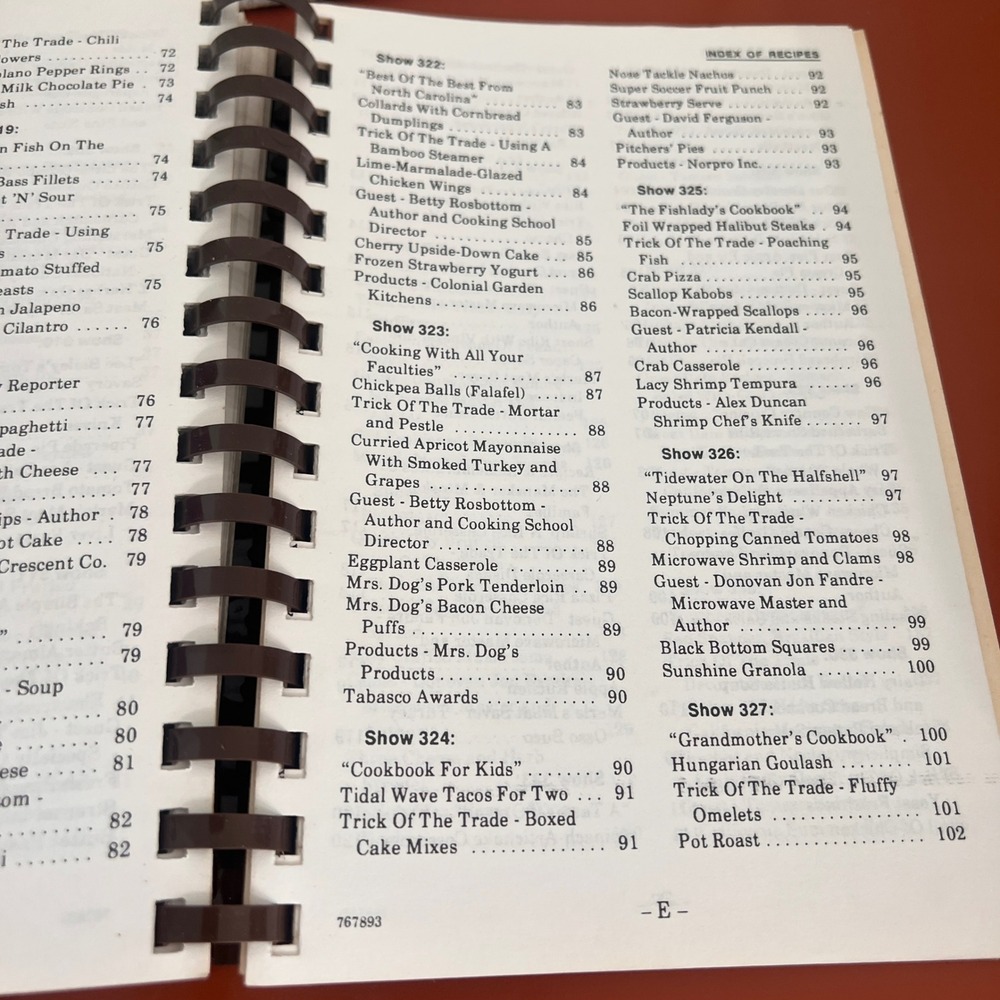 Cookin USA Cookbook Volume 5 Merle Ellis TNN Spiral Bound 1993 Vintage Recipes - Picture 8 of 10